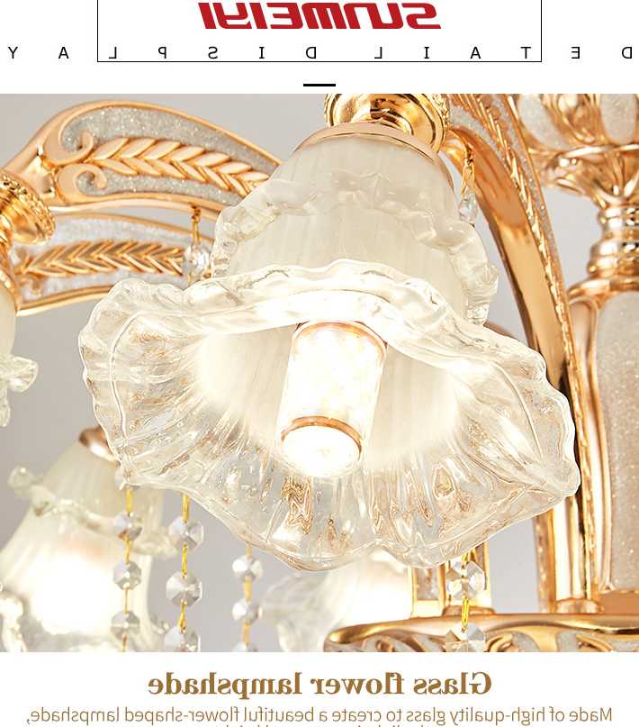 Tanio Kryształowe żyrandole LED Nordic - luksusowe oświetlenie dla… sklep