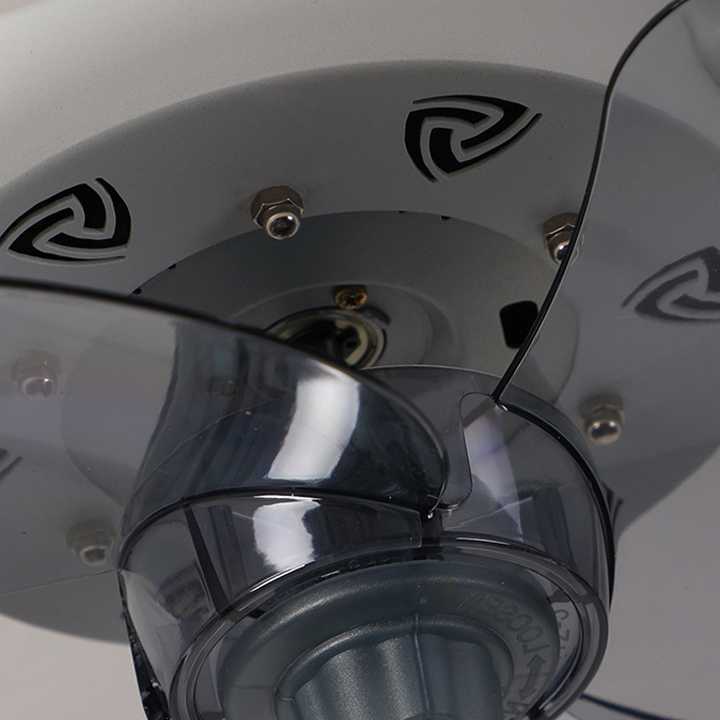 Inteligentny wentylator sufitowy z oświetleniem LED i pilote…