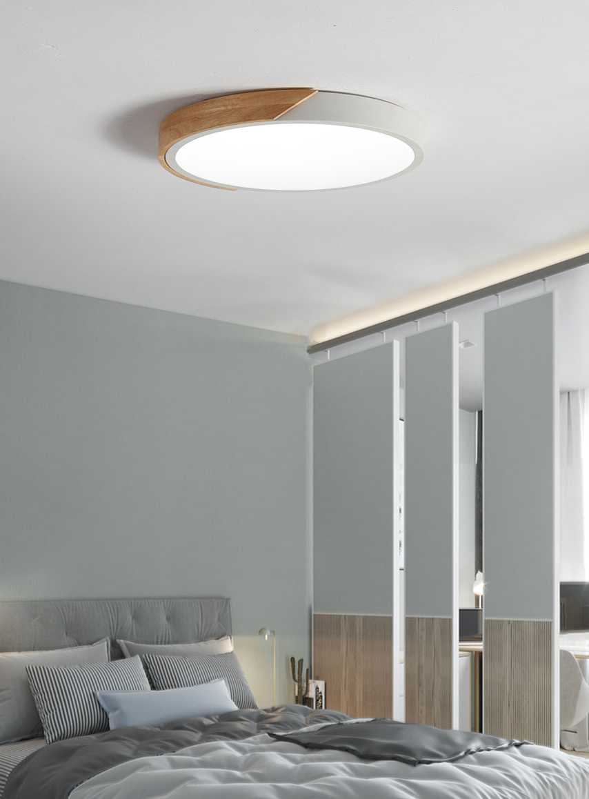 Opinie Oświetlenie sufitowe LED nowoczesny skandynawski okrągła lam… sklep online