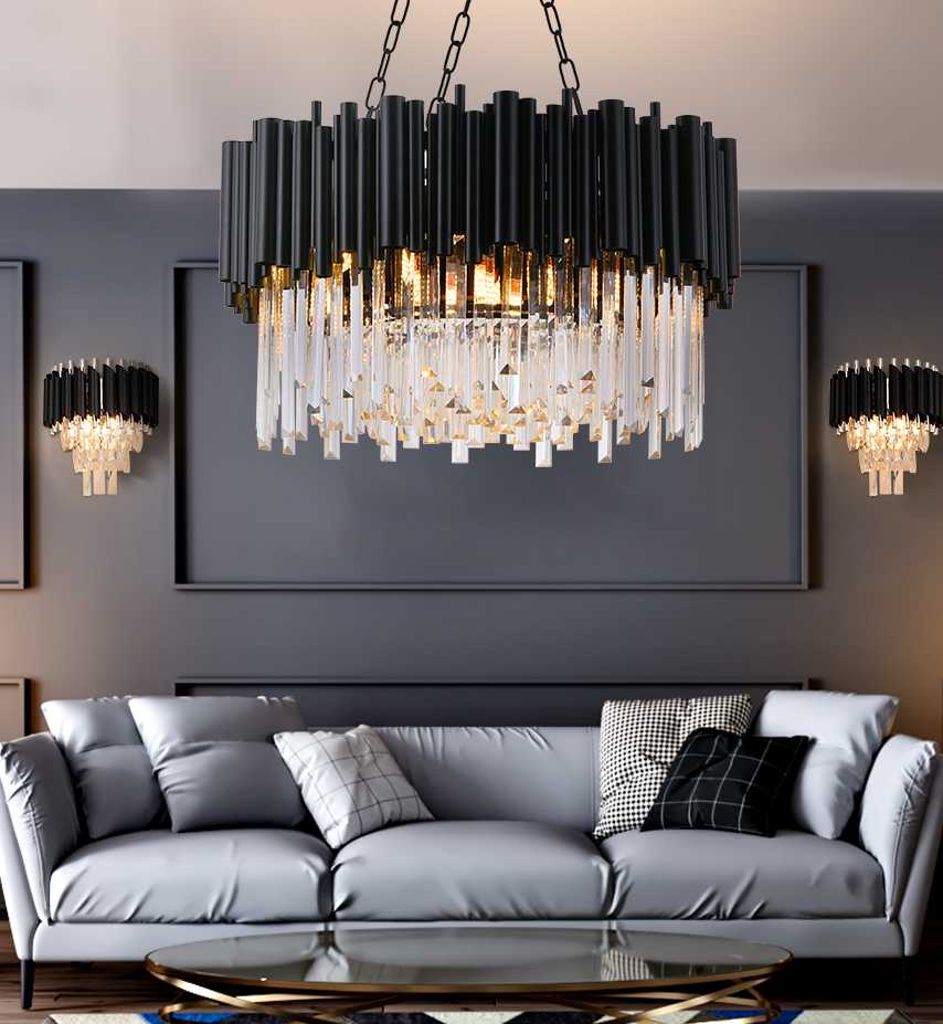 Tanio Żyrandol Cristal Lux - nowoczesna lampa do salonu z kryształ… sklep