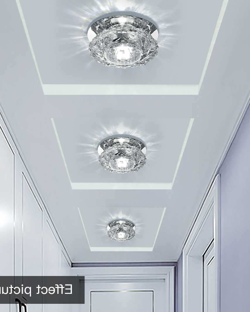 Tanie Aleja Flush LED lampa sufitowa salon kryształowy korytarz św… sklep internetowy