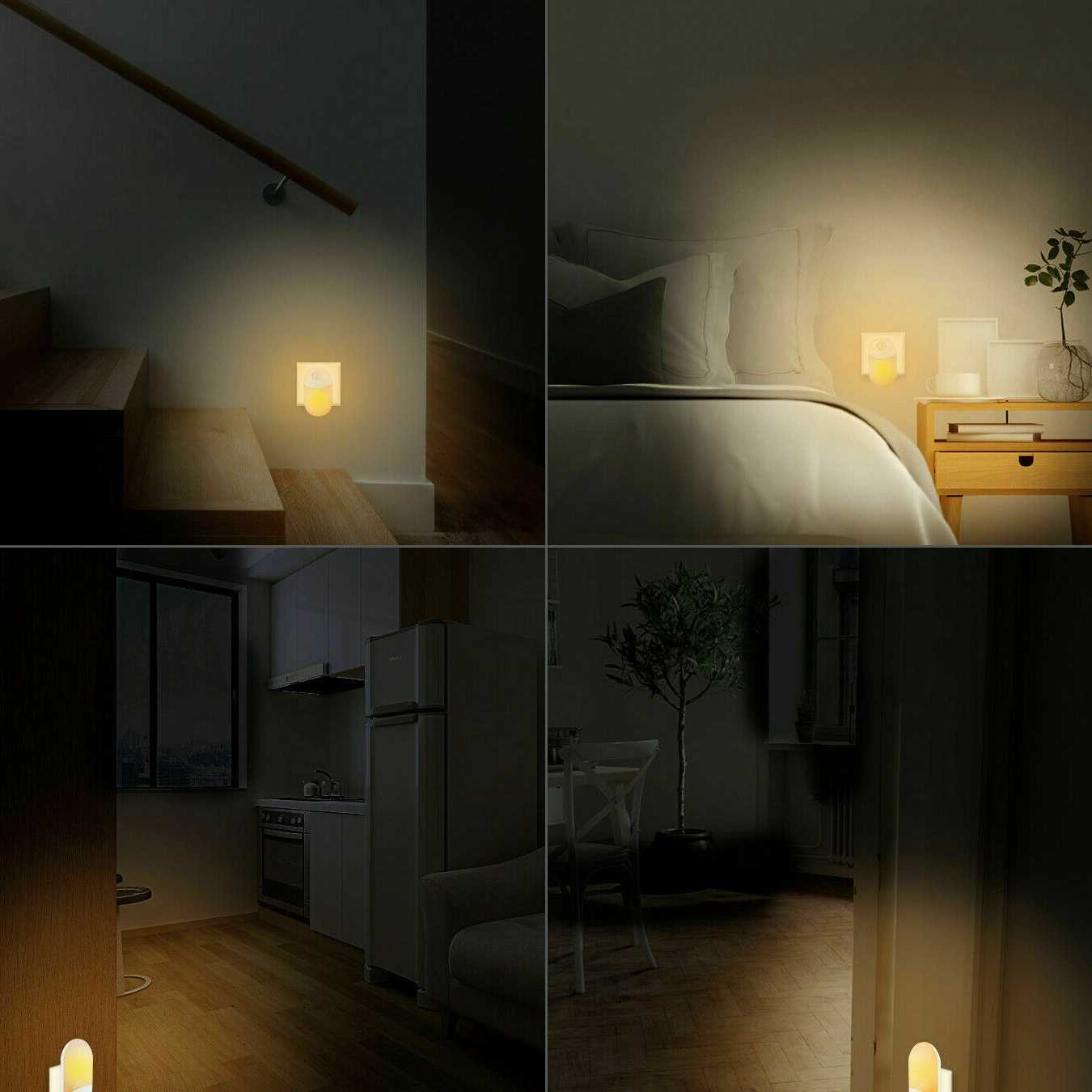 Tanie Automatyczne LED nocna lampka na ścianę podłączyć czujnik zm… sklep internetowy