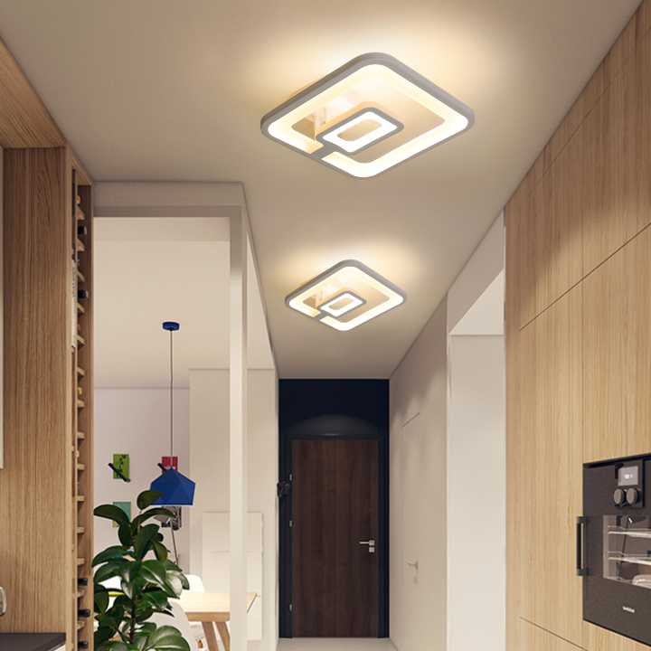 Tanio Nowoczesny korytarz lampa LED sypialnia kinkiet na sufit bal…