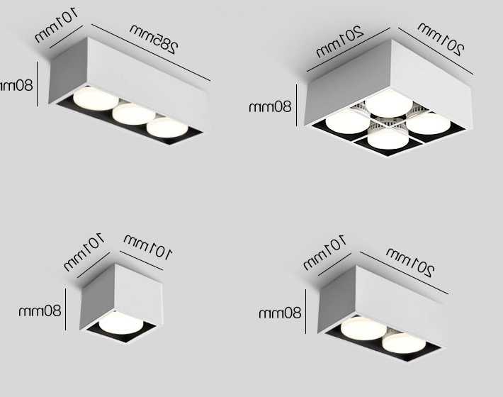 Opinie Salon bez oświetlenia głównego biały czarny walka GX53 LED 7… sklep online