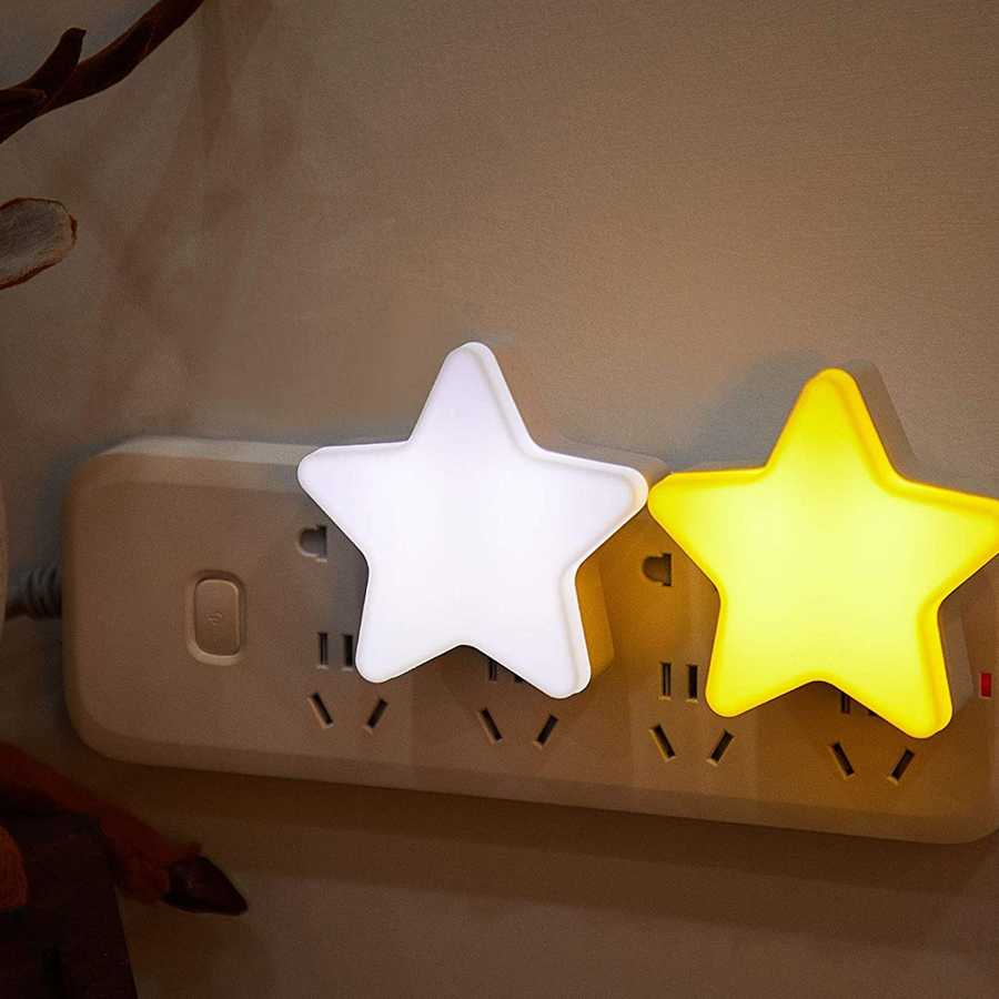 Opinie LED lampka nocna sterowania oświetleniem w kształcie gwiazdy… sklep online