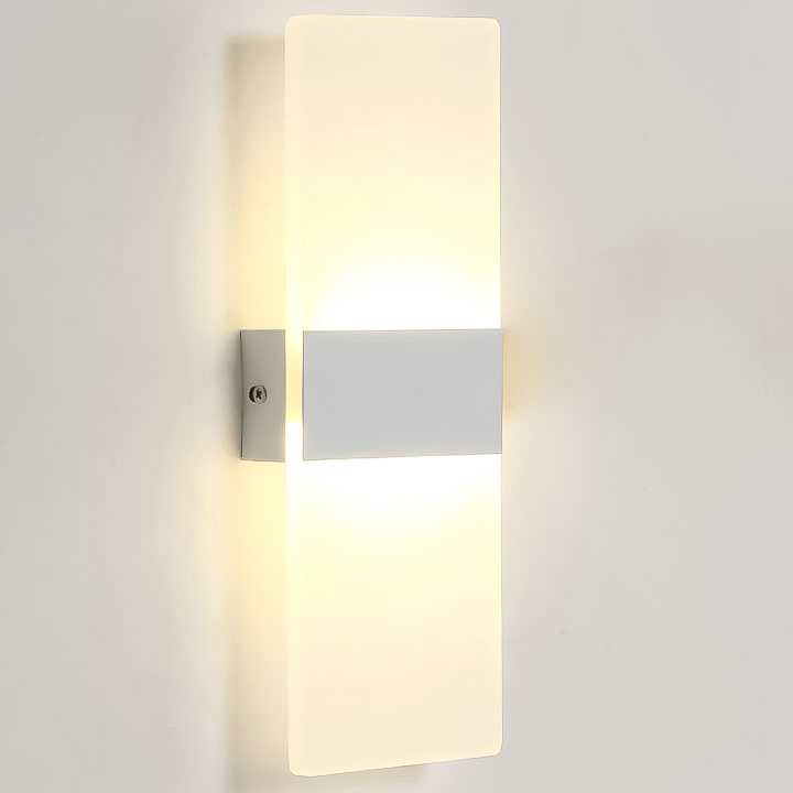 Tanio Nowoczesny kinkiet LED z dużymi światłami do oświetlenia ści… sklep