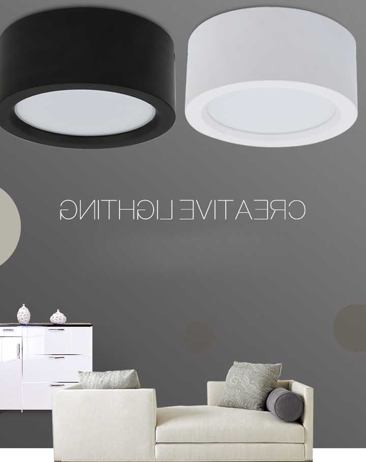 Tanio Lampa LED sufitowa 7W/9W/12W, montaż powierzchniowy, światło… sklep