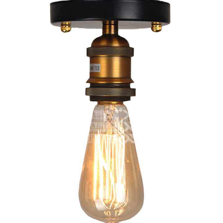 Tanie Lampa sufitowa Vintage Retro Loft LED/żarówka Edisona miedź … sklep internetowy