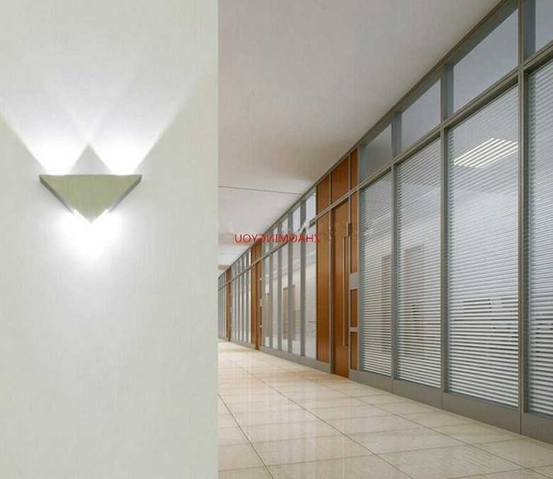 Tanio Kinkiet LED 6W/9W aluminiowy korpus trójkątny - oświetlenie … sklep