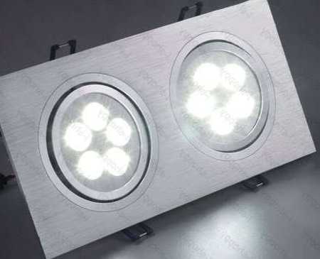 Tanie 10W 2X5W 10 lampa sufitowa LED Downlight oprawa żarówki siat… sklep internetowy