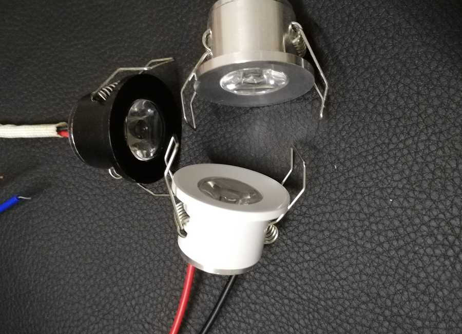 Tanio 10 sztuk/partia LED Mini Downlight pod szafką Spot Light 1W … sklep