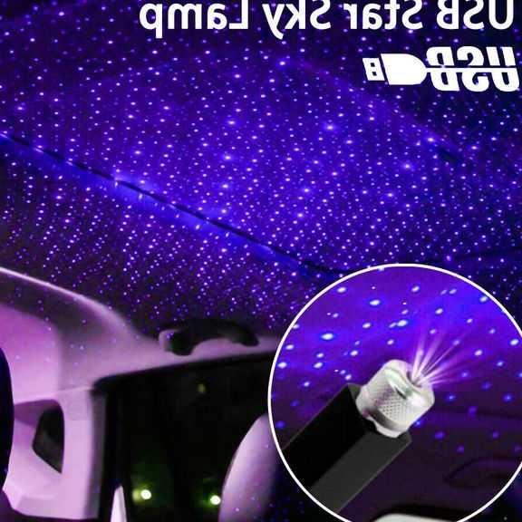 Tanio Galaxy Lampka LED USB z projekcją gwiazd i diodami na dachu … sklep