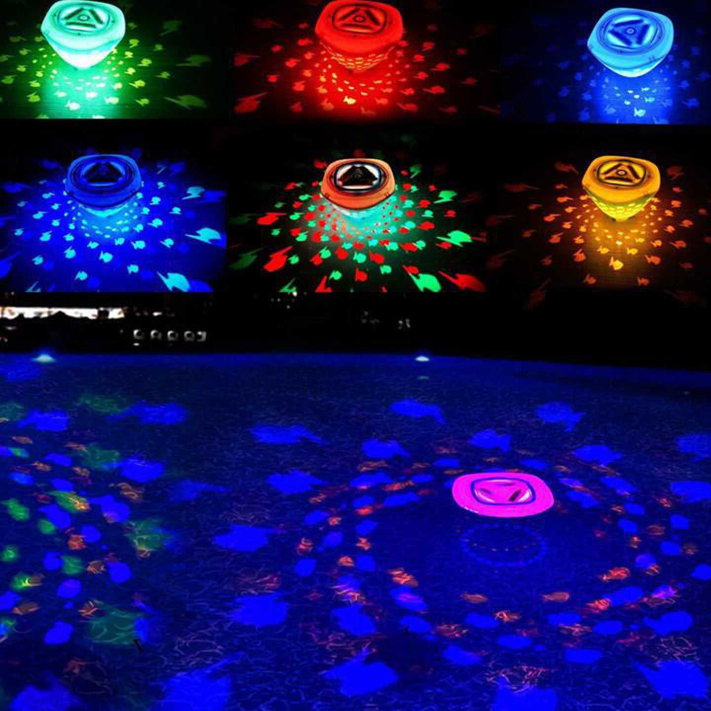 Tanie RGB Floatings światło pływające światło podwodne 4leds kolor… sklep internetowy