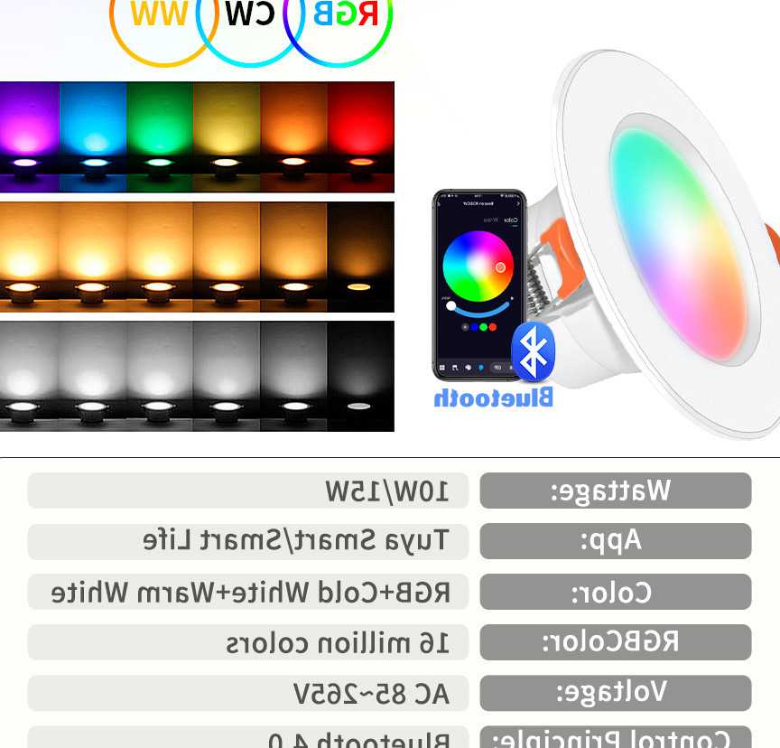 Tanie CORUI Tuya kompatybilny z Bluetooth Downlight kolorowy punkt… sklep internetowy