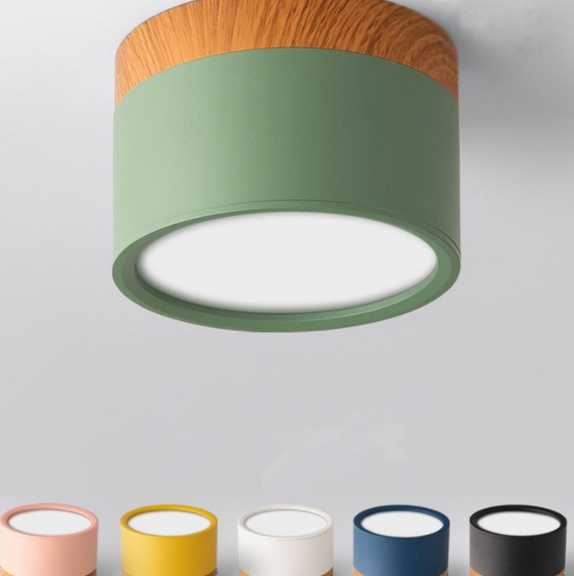 Tanio LED typu Downlight ściemniania Nordic drewna nowoczesne Led … sklep