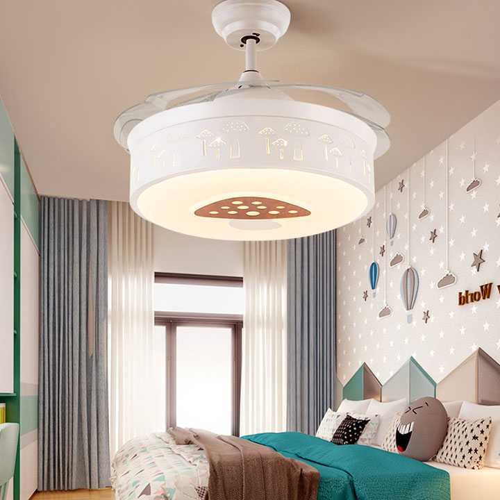 Wentylator sufitowy światła pilot dekoracja sypialni wentyla…