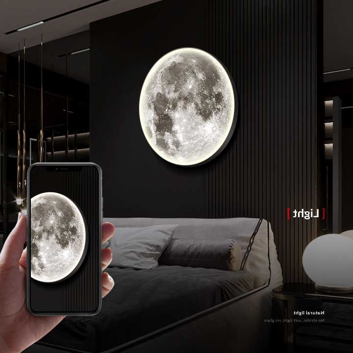 Tanie Żyrandol księżyc 48W ściemniania Led lampa sufitowa księżyc … sklep internetowy
