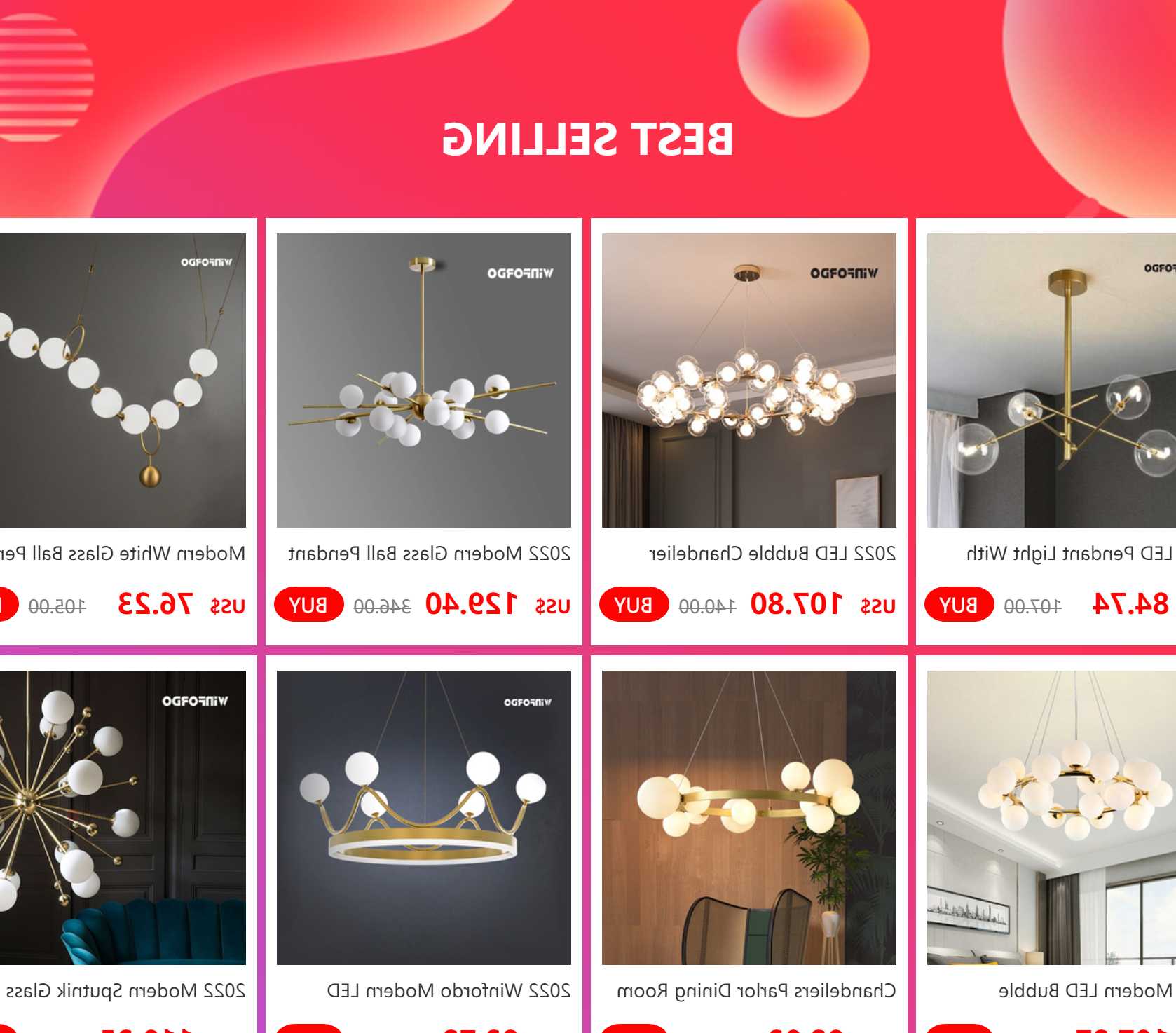 Opinie 2023 nowoczesny szklany wisząca lampa z żarówką LED żyrandol… sklep online