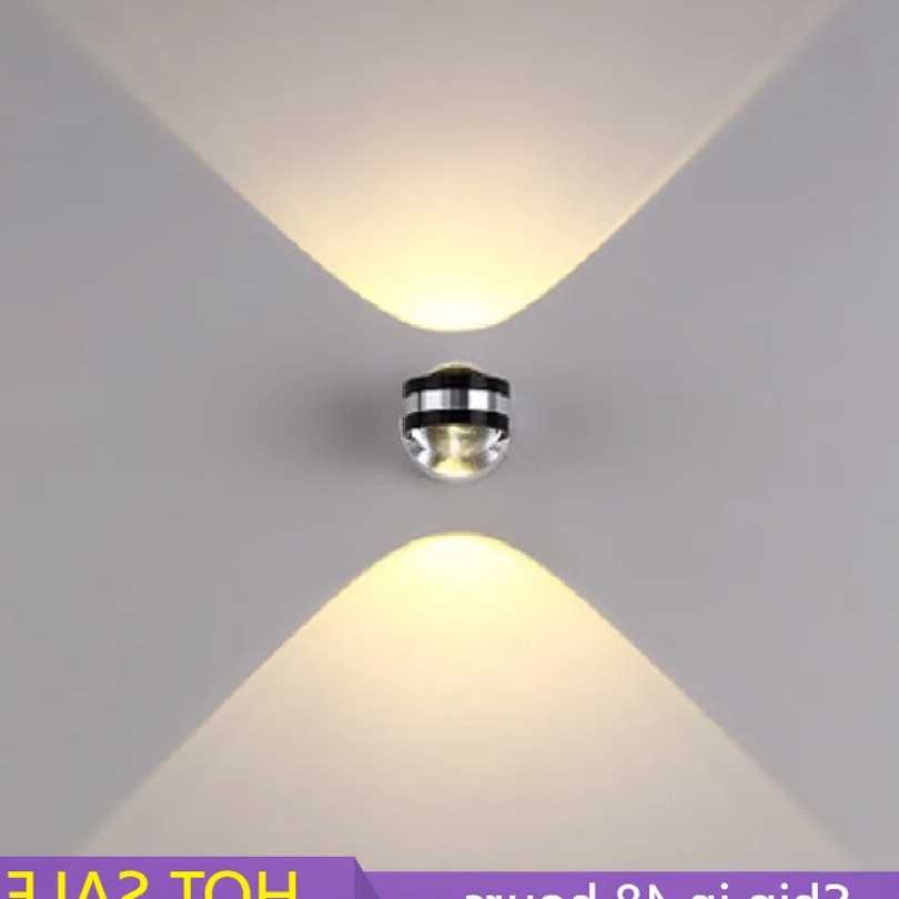 Tanio LukLoy LED kinkiet dekoracja wnętrz tło ściana światło okrąg…