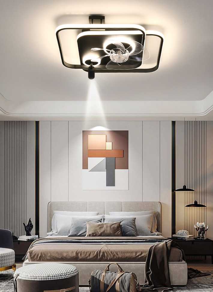 Tanio Wentylator sufitowy z lampą LED i pilotem do dekoracji wnętr… sklep