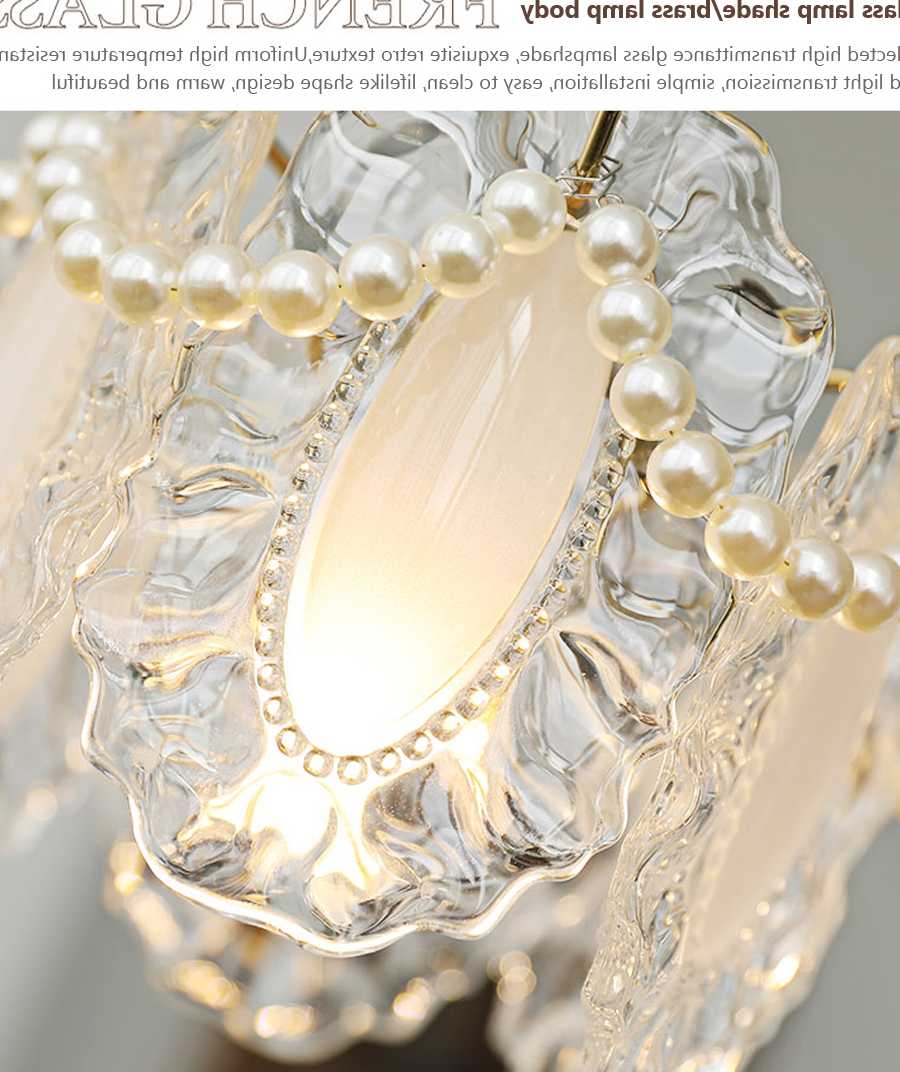 Tanie Francuska lampa wisząca luksusowa szklana perła abażur świat… sklep internetowy