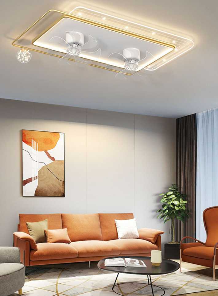 Tanie Żyrandol z wentylatorem i oświetleniem LED do salonu i sypia… sklep internetowy