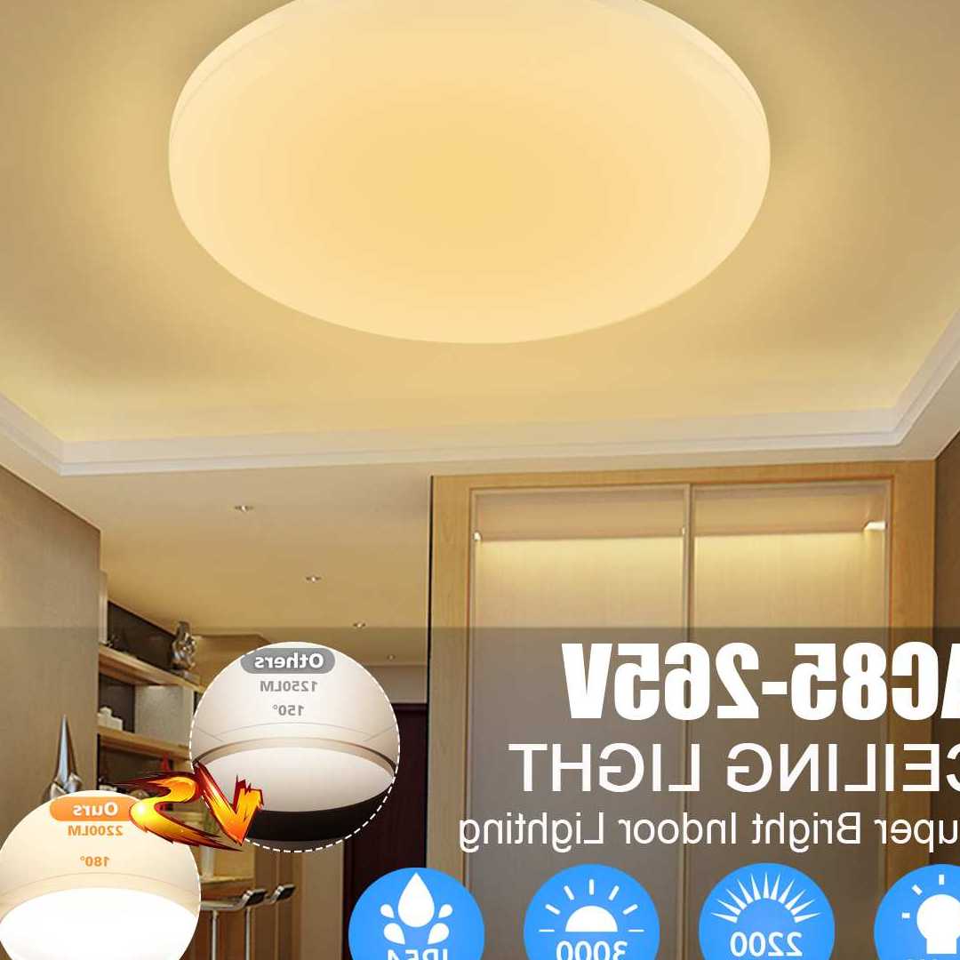 Tanio Lampa sufitowa LED 24W 3000K, ciepłe białe światło, oświetle…