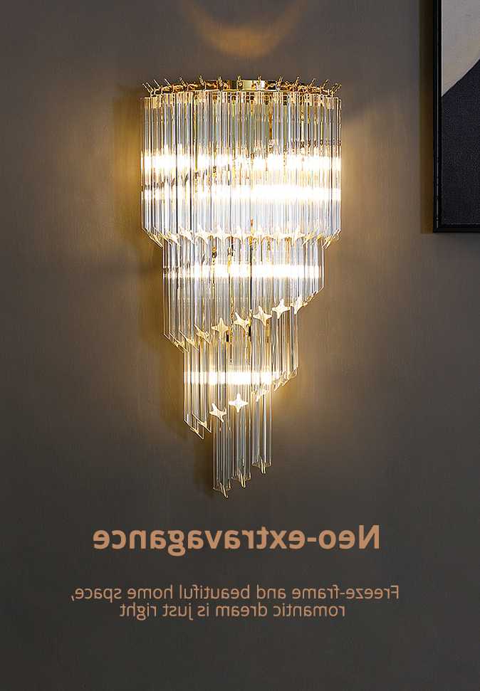 Kryształ nowy kryty dekoracyjne nowoczesne lampy ścienne LED…