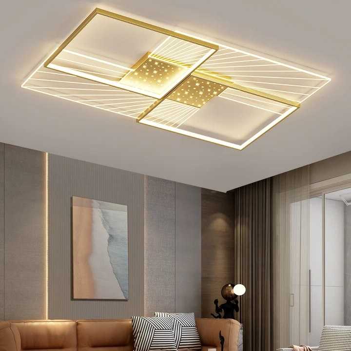 Tanio Żyrandol LED post-nowoczesny do salonu i sypialni - luksusow…