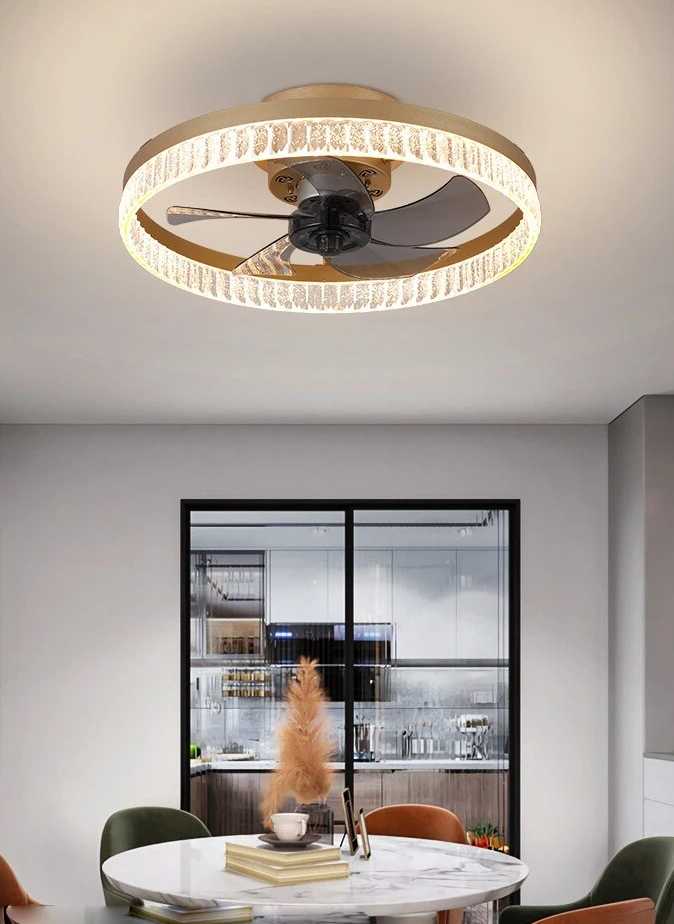 Tanio Nordycki współczesny lampa led z wentylatorem sufitowym bez … sklep