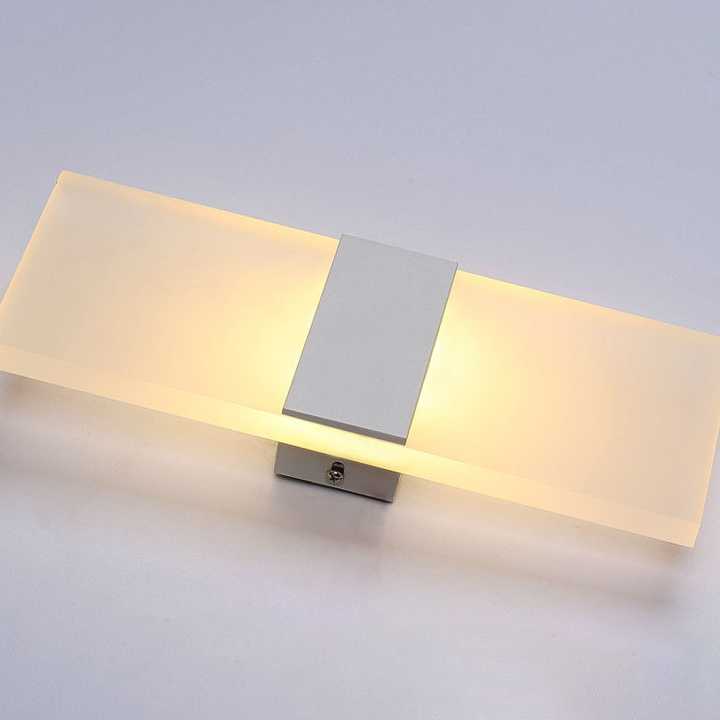 Tanio LED kinkiet 3W akrylowe MINI + żelaza ścienne oświetlenie po… sklep