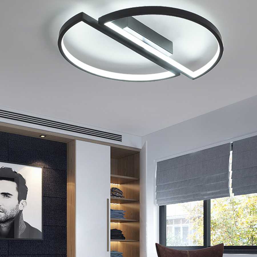 Tanio Nowoczesne oświetlenie sufitowe lampa panelowa LED półokrągł… sklep