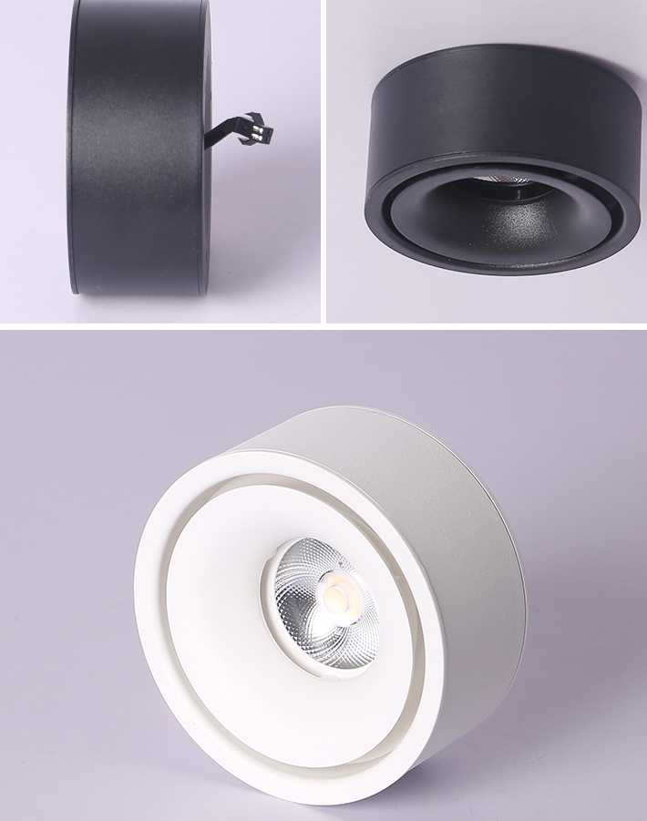 Opinie Okrągłe ściemniane LED montowane na powierzchni reflektor CO… sklep online