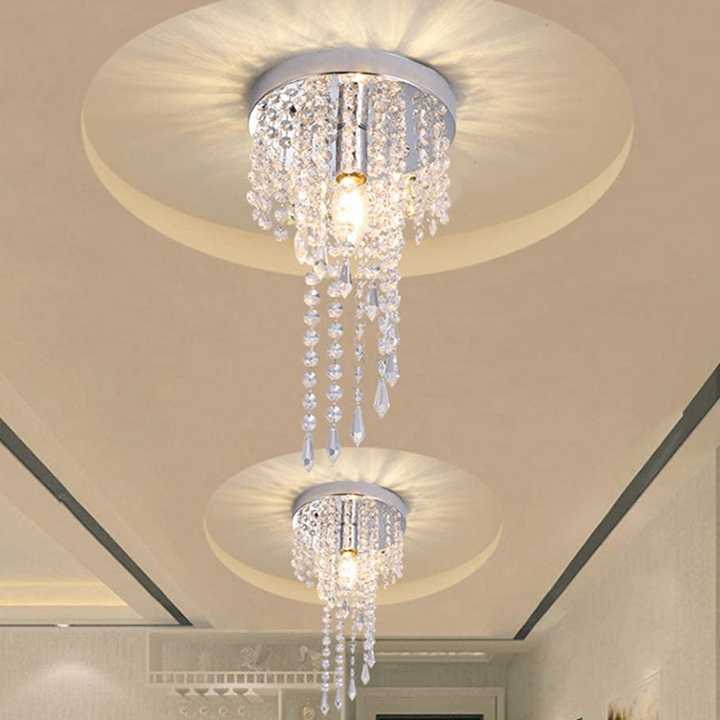Tanio Kryształowa lampa sufitowa Led nowoczesna luksusowa lampa su… sklep
