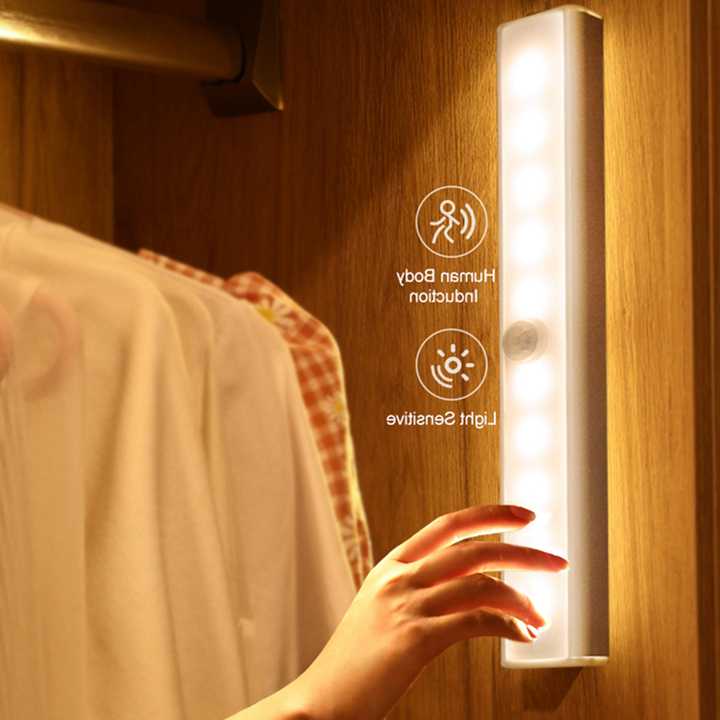 Tanie Motion Sensor bezprzewodowa lampka nocna LED dekoracja sypia… sklep internetowy
