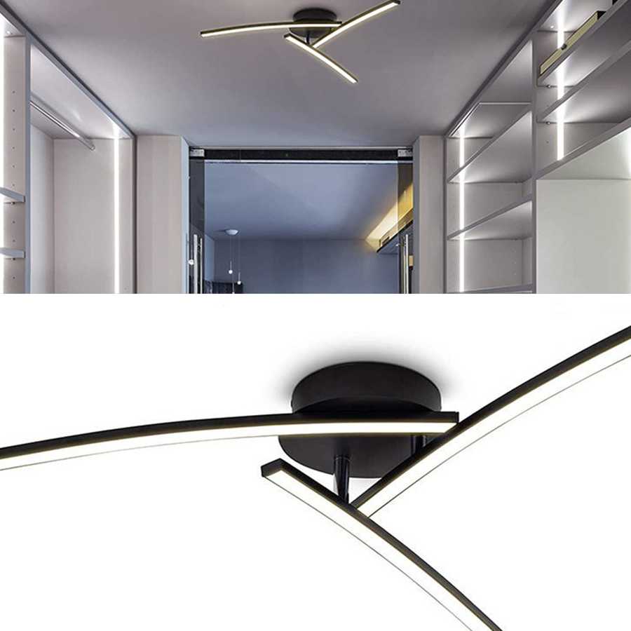 Opinie Żyrandol sufitowy LED kreatywny lampa sufitowa 12W 18W 24W n… sklep online