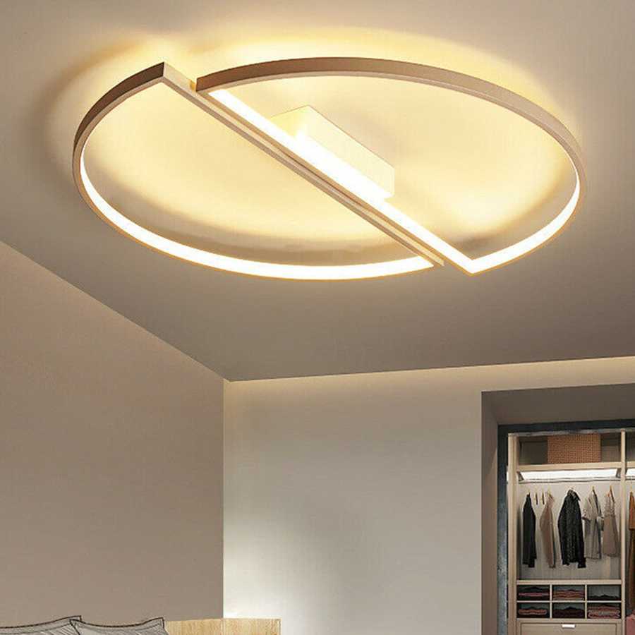 Tanie Nowoczesne oświetlenie sufitowe lampa panelowa LED półokrągł… sklep internetowy