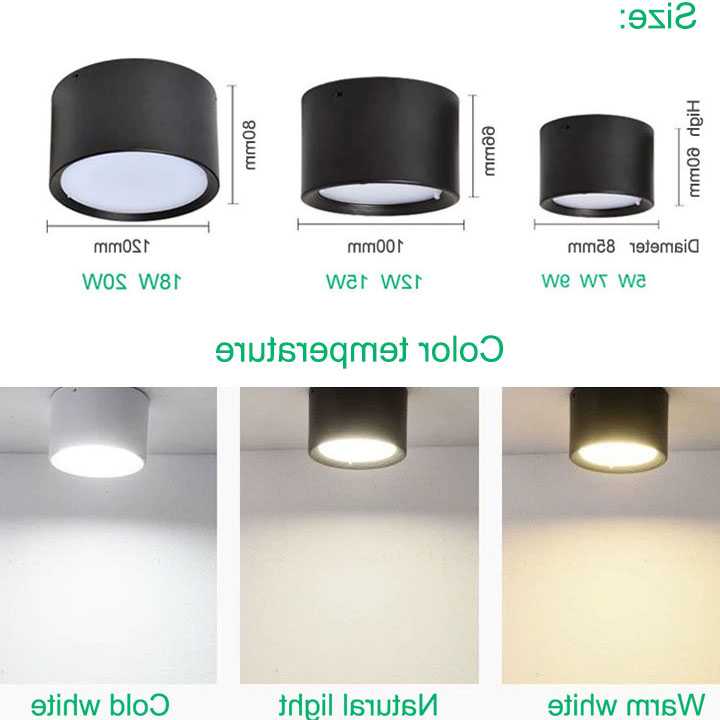 Tanio LED Downlight Nordic - oświetlenie sufitowe 5-15W do salonu … sklep