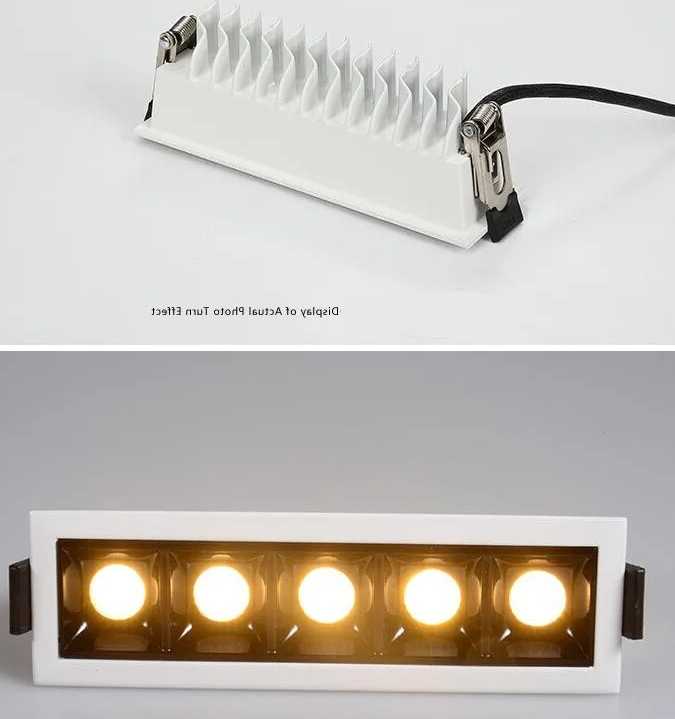Tanio Oprawa sufitowa LED COB możliwość przyciemniania ac110-240V … sklep