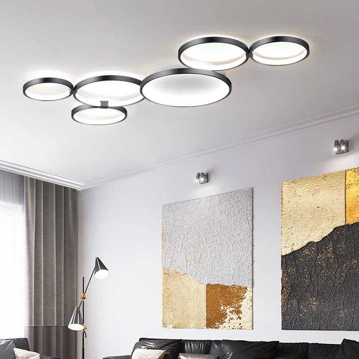 Tanio Lampa sufitowa do salonu to proste nowoczesne okrągłe lampa … sklep