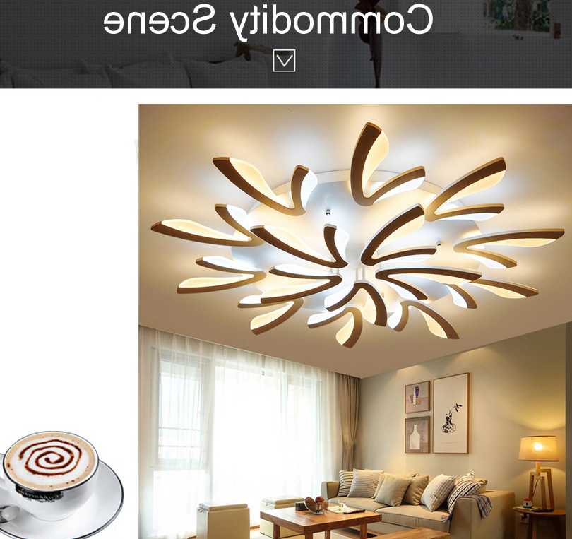 Opinie Akrylowe nowe nowoczesne lampy sufitowe LED salon jadalnia k… sklep online