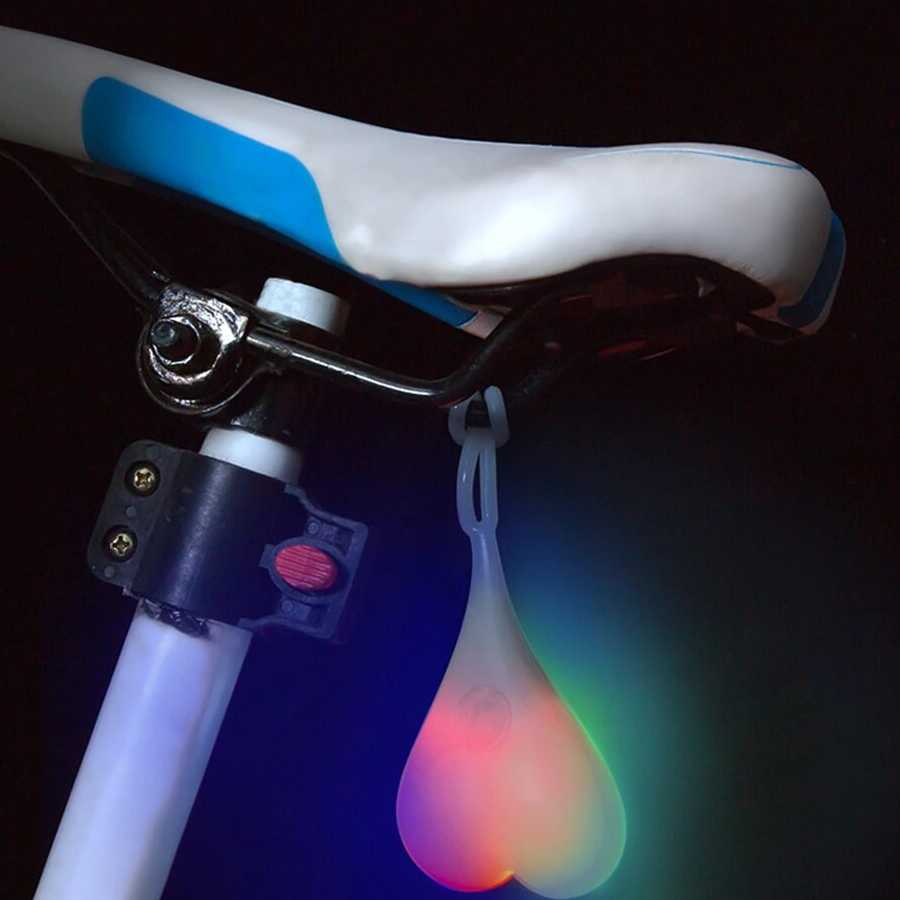 Tanio Kulki rowerowe ogon dioda z obudową silikonową kreatywny row… sklep