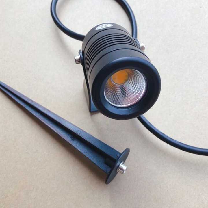 Tanio 220V 110V zewnętrzna lampa ogrodowa LED 5W CREE Spike wodood…