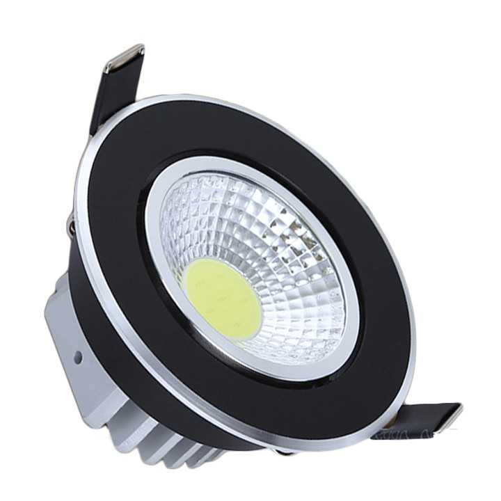 Tanio LED typu downlight 9W 12W 15W led oświetlenie COB przyciemni… sklep