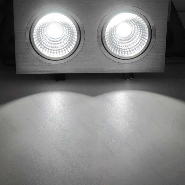 Tanio Wysoka moc 6W/10W/14W/20W/30W LED COB lampa wbudowana ściemn… sklep