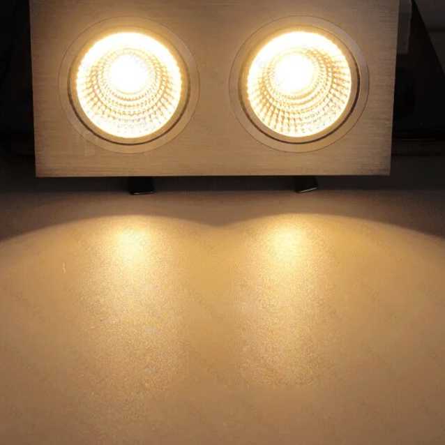 Tanio Wysoka moc 6W/10W/14W/20W/30W LED COB lampa wbudowana ściemn… sklep