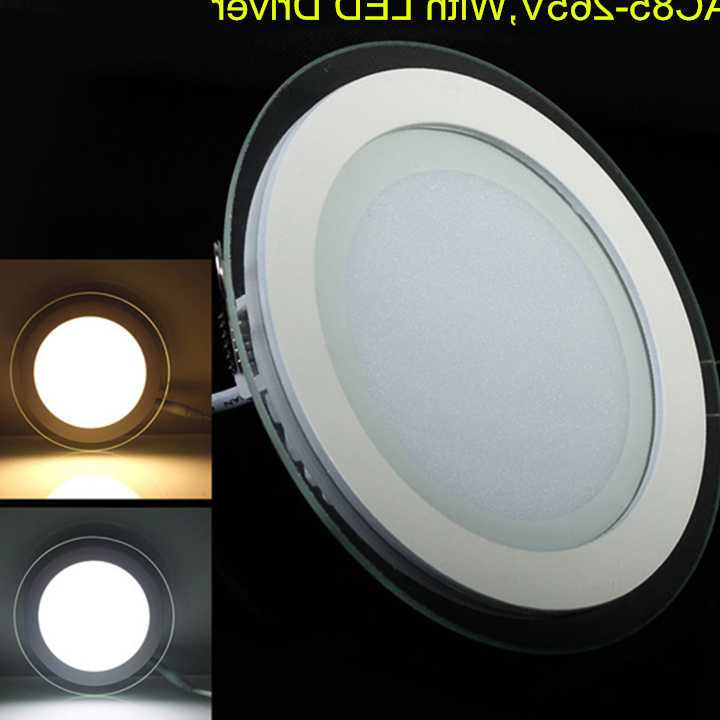 Tanio 6 W 9 W 12 W 18 W LED Panel LED Downlight okrągły szklana po… sklep