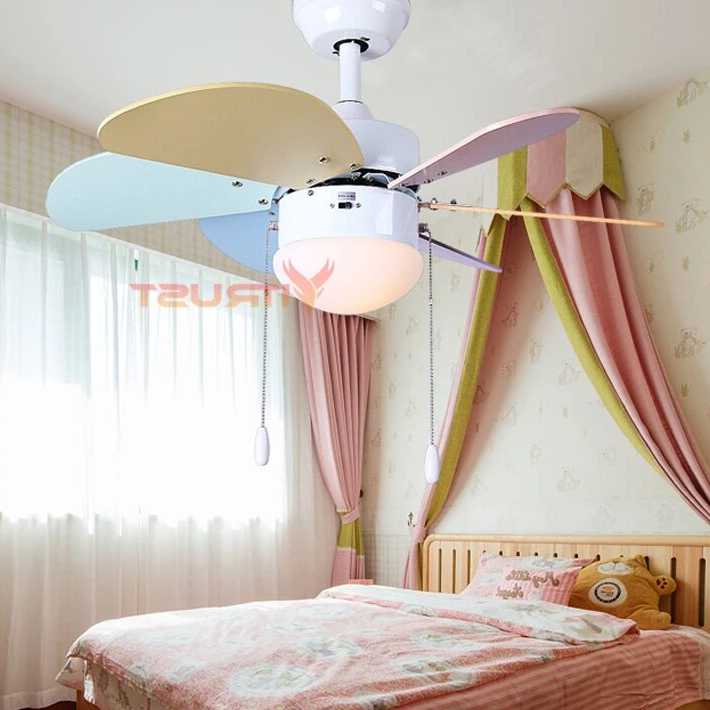 Tanio Prosty wentylator sufitowy z lampą dla dzieci - 30 Cal, idea… sklep