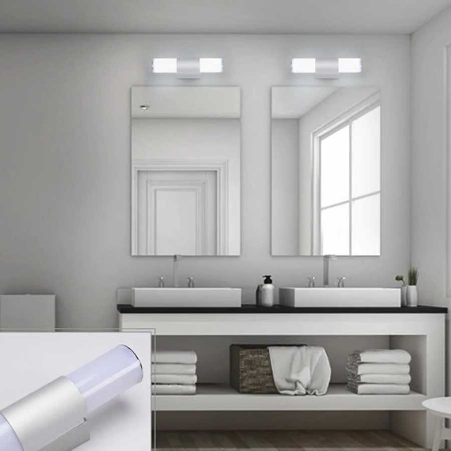 Tanio Kinkiety LED 12W 16W 22W lustro łazienkowe światła kryty kin… sklep