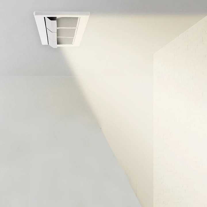 Tanio Lampa LED sufitowa typu wall washer z wbudowanym spolaryzowa…